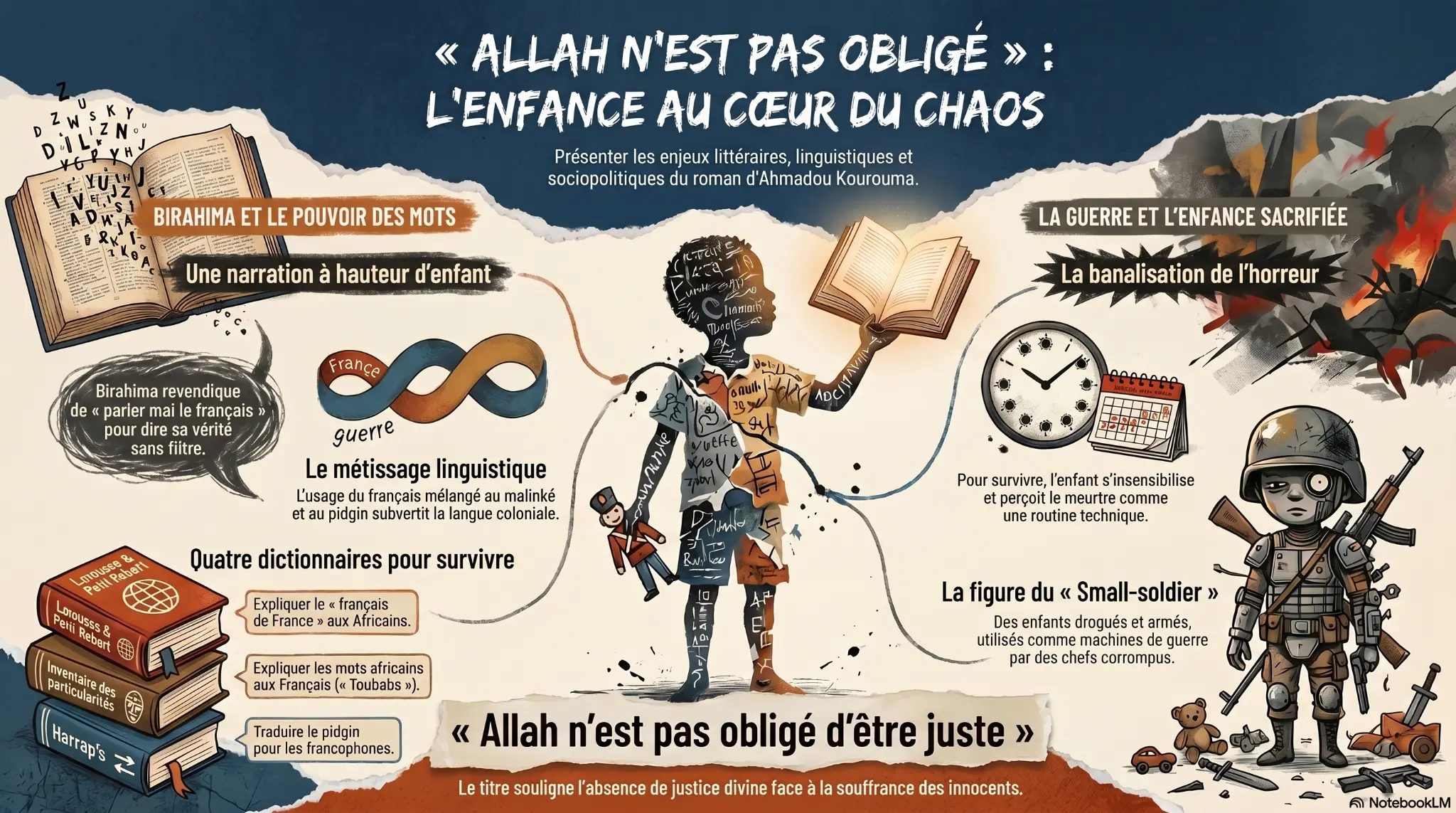 Infographie — Allah n'est pas obligé : L'enfance au cœur du chaos